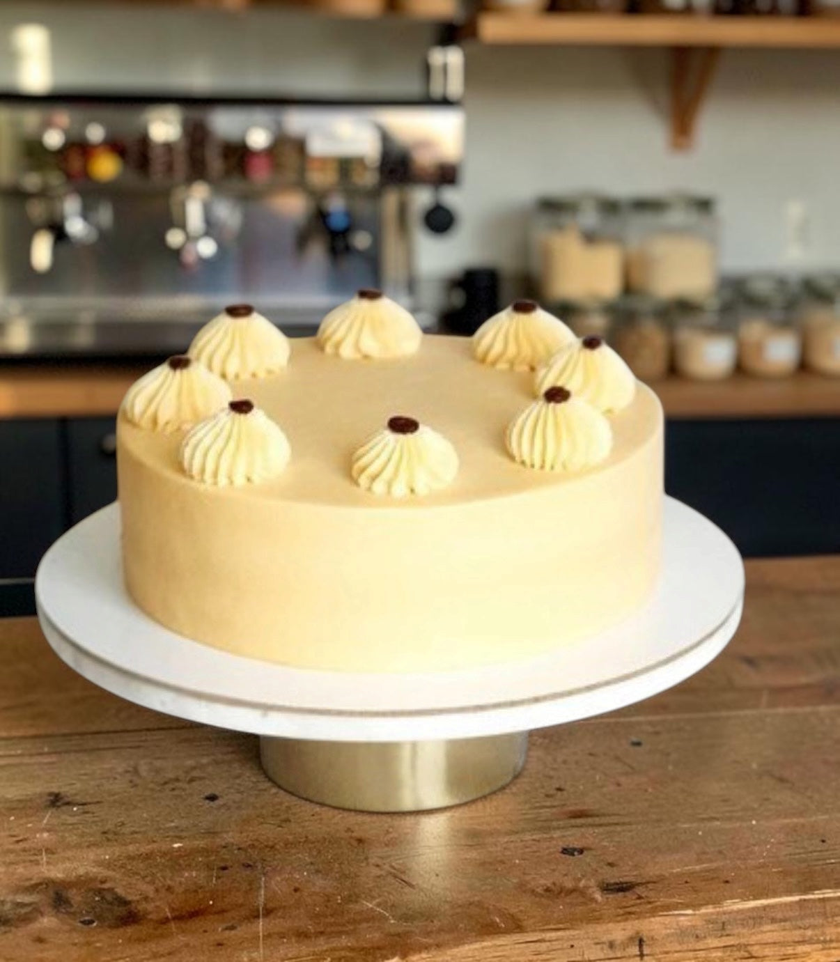 Zola — Coffee & Cranberry Cake